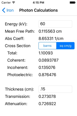 Photon Calc screenshot 3