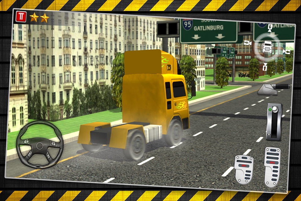 Real City Car Transporter Truck Driver 2016 screenshot 3