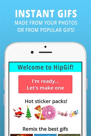 HipGif: Animated Photo GIF Maker for Messenger, SMS and more. screenshot 3