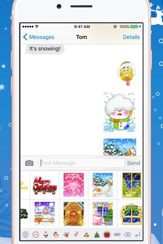 Christmas Gif Keyboard - Fully Animated Emoji for Christmas screenshot 4