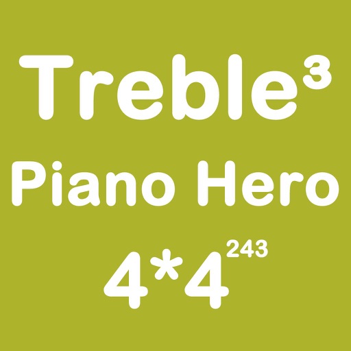 Piano Hero Treble 4X4 - Sliding Number Blocks And  Playing With Piano Sound icon