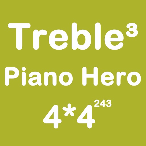 Piano Hero Treble 4X4 - Sliding Number Blocks And  Playing With Piano Sound Icon