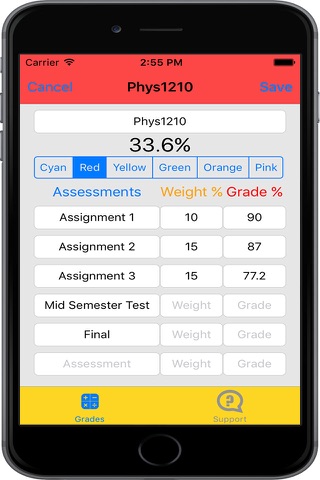 Golden Grades - Grade Calculator screenshot 4