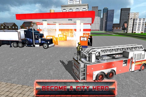 Fire Fighter Emergency Truck Simulator 3D screenshot 4
