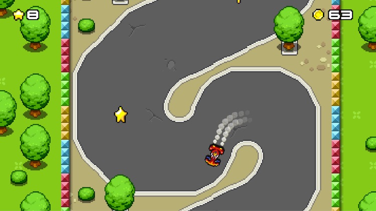 Pixel Car-Twists And Turns