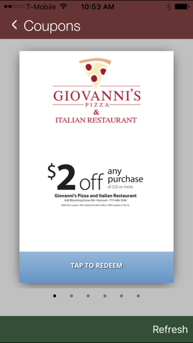 How to cancel & delete Giovanni's Pizza & Restaurant from iphone & ipad 4
