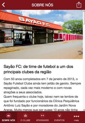 Sayão Futebol Clube screenshot 2