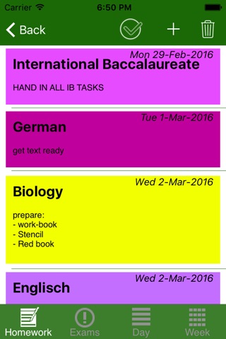 HomeWork & Timetable App screenshot 3