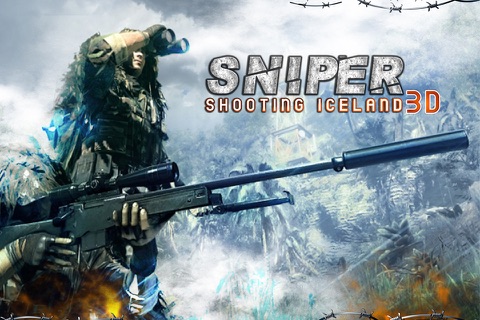 Sniper Shooting Iceland 3D screenshot 2