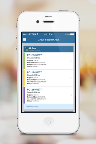 Zycus Supplier screenshot 3