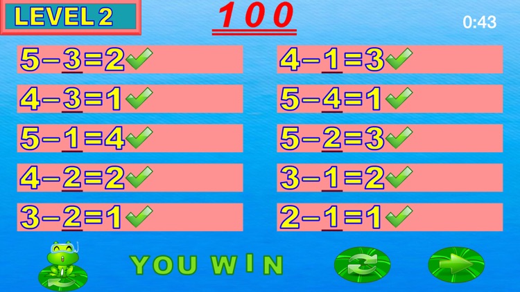 Easy learning subtraction - Smart frog kids math