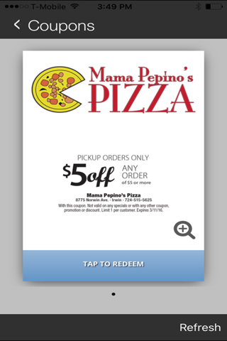 Mama Pepino’s Pizza Irwin screenshot 3