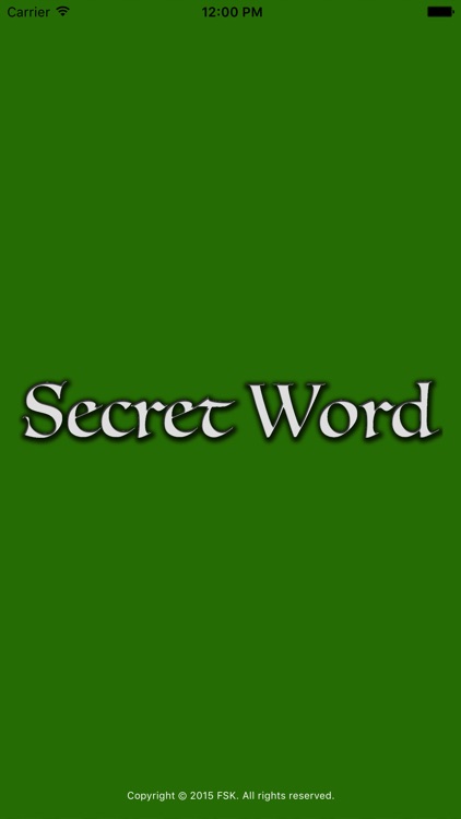 Secret Word