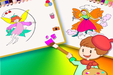 ABC Coloring Book 20 - Making the Fairy Colorful screenshot 2