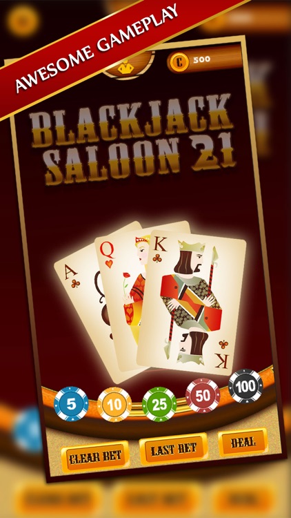 Blackjack Saloon 21