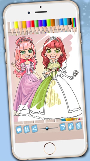 Princesses coloring book - Coloring pages fairy tale princes(圖3)-速報App