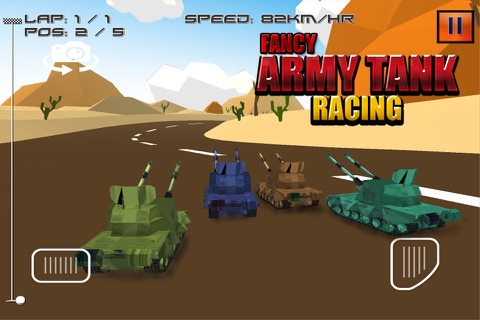Fancy Army Tank Racing screenshot 4