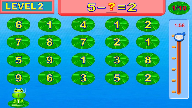 Easy learning subtraction - Smart frog kids math screenshot-0