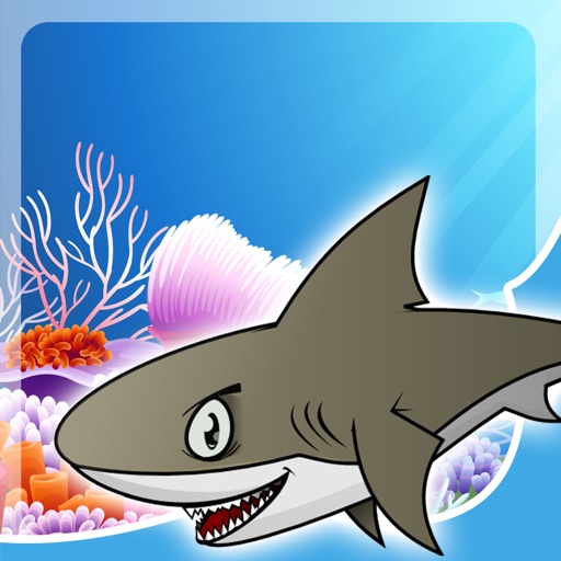 Angry Shark Games for Little Kids - Jigsaw Puzzles & Sounds Icon