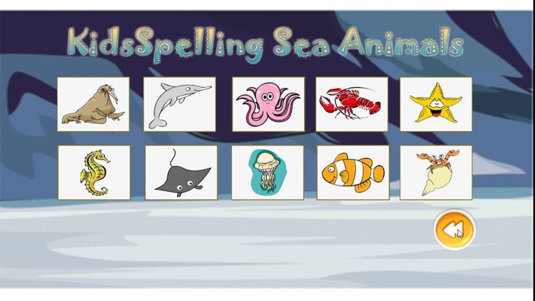Kids Spelling Sea Animals