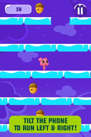 Piggy Run & Jump - Tilt to Escape from the Grumpy Bear - Crazy Chase on Ice screenshot 2