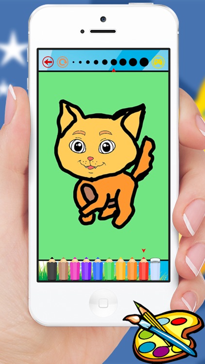 Animals Coloring Book - Cute Drawing Painting Kids Games screenshot-3