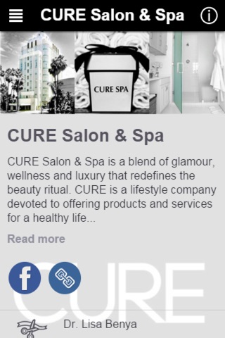 CURE Salon & Spa screenshot 2