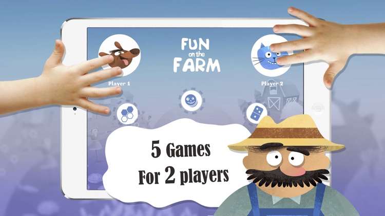 Fun on the Farm: 5 2-player board games for kids screenshot-0
