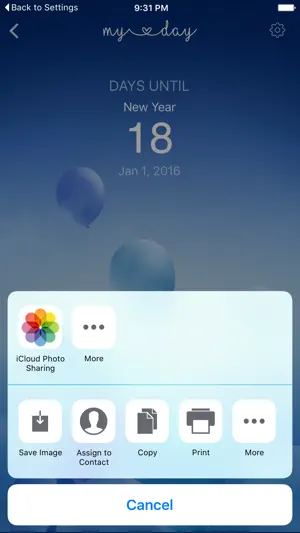 Screenshot 3 MyDates-countdown 倒数日‼(free) iphone
