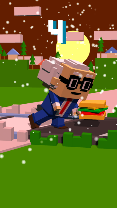 How to cancel & delete Blocky Bernie - Feel the Bern! Get Bernie Sandwhiches! from iphone & ipad 3