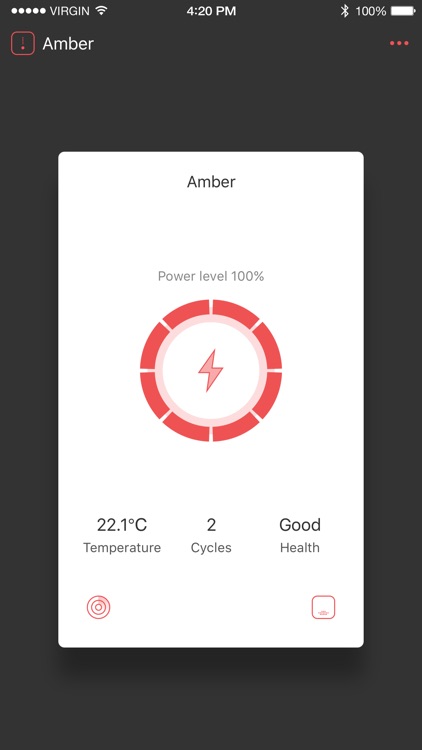 Amber - a Power Bank for Apple Watch