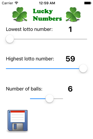 The Lucky Lottery Numbers screenshot 2