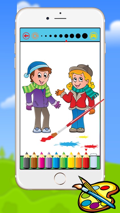 Family Coloring Book for kids and Preschool Toddler Drawing