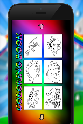 Dinosaur Coloring Book Dino drawing painting Game screenshot 2
