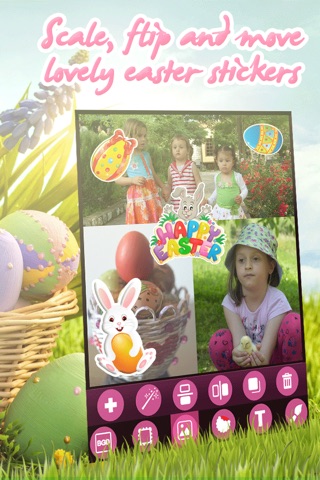 Easter Sticker Camera Pro – Holiday Photo Editor With Free Bunny Egg And Chick Stamps screenshot 3