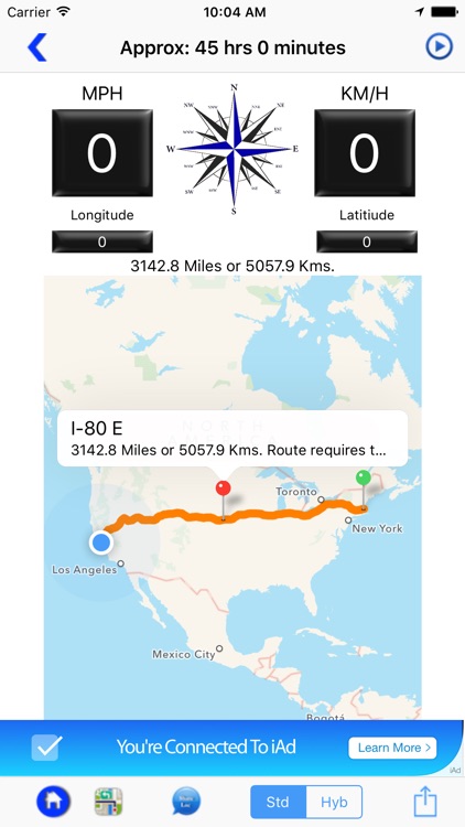 Compass Speedometer Maps screenshot-3
