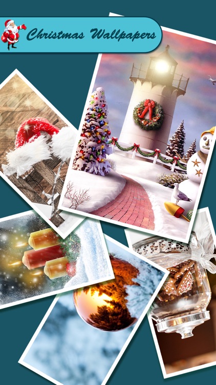 Christmas Wallpapers & Backgrounds Pro - Xmas Tree, Cards, Light & Santa Claus Retina Images