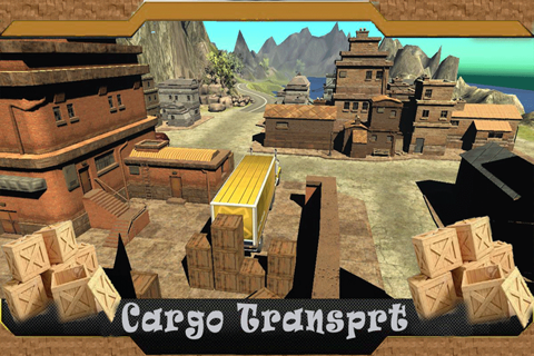 Cargo Truck Drive : Transport Fun Free Goods Game screenshot 2