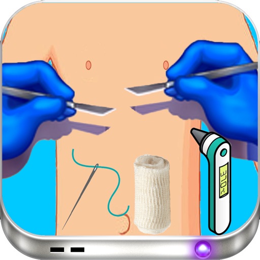 Surgery Simulator Doctor (Dr), Crazy Surgeon heart, ear Operation Game icon