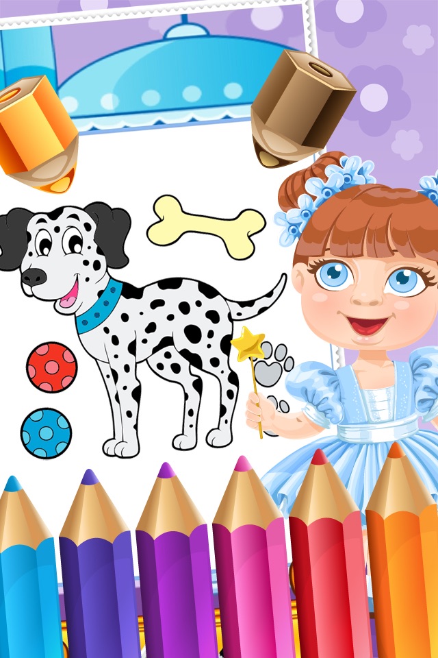 My Pet Puppy Coloring Book Drawing for Kid Games screenshot 4