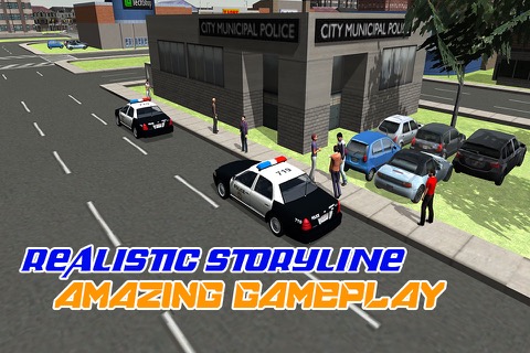 警察の車のリフターシミュレータ3D - 誤って駐車した車を持ち上げる警察車両を運転のおすすめ画像1