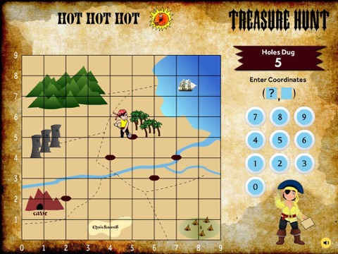 Treasure Hunt Coordinate Game screenshot 2