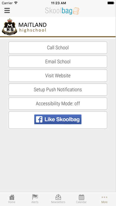 How to cancel & delete Maitland High School - Skoolbag from iphone & ipad 4