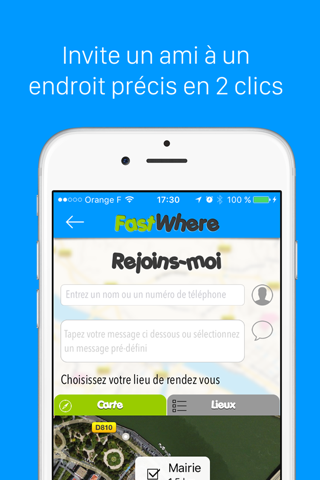 FastWhere - Find GPS location of friends and family in realtime screenshot 4