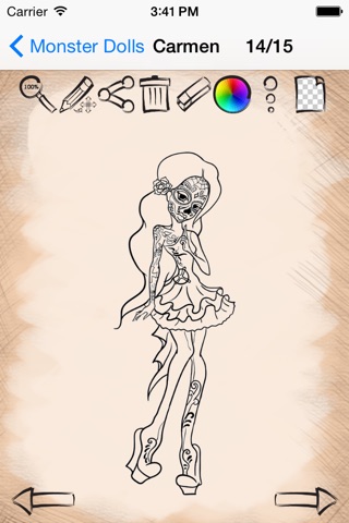Learn To Draw For Monster Dolls screenshot 3