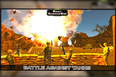 Army Gunners War - Desert Conflict Battle screenshot 2