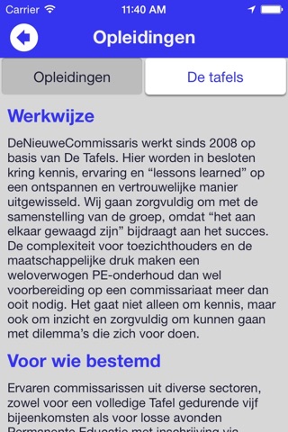 DeNieuweCommissaris screenshot 3