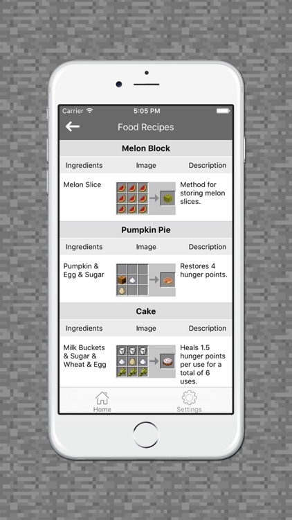 Free Crafting Guide for Minecraft Pocket Edition
