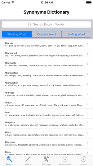 English Synonyms Dictionary Free With Sound(圖1)-速報App