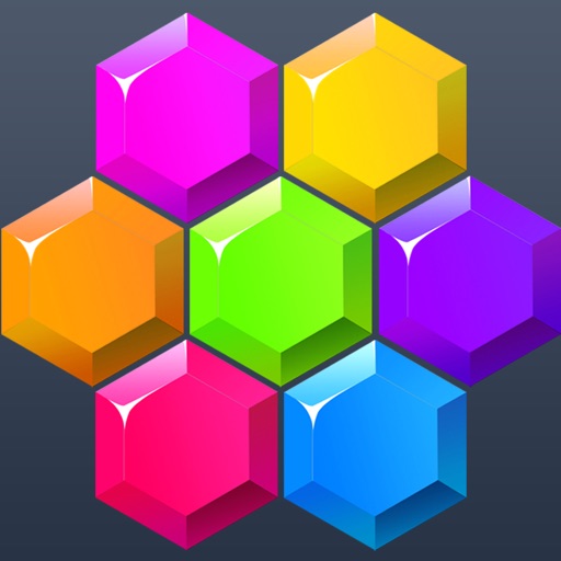 Hexagon block-fun,games Icon